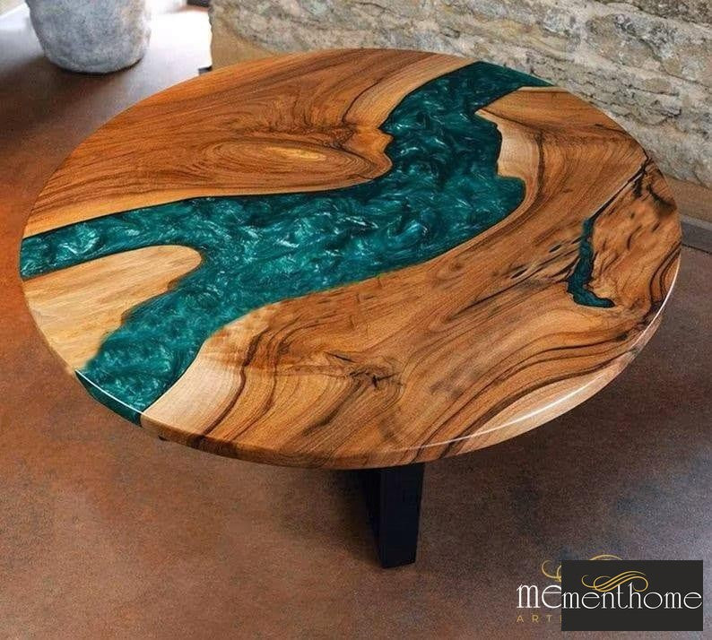 Epoxy Round Dining Tables | Luxury Handmade Dining Table