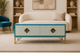 Blue Mother of Pearl Coffee Table with Storage