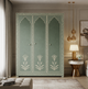 Elegant Hand-Painted Floral Wardrobe | Luxury Handmade Wardrobe
