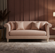Elegant Inlay Pattern Upholstered Sofa | Luxury Handmade Sofa