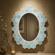Hexagonal Pattern Decorative Mirror | Luxury Handmade Mirror