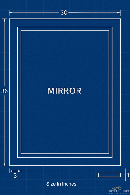 Elegant Paisley Framed Wall Mirror | Luxury Handmade Mirror