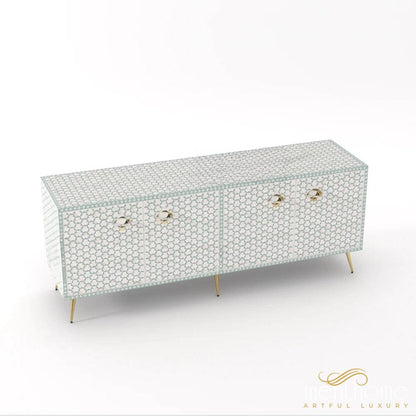 Targua-Bone Inlay -Rectangular-Cabinet | Luxury Handmade Cabinet