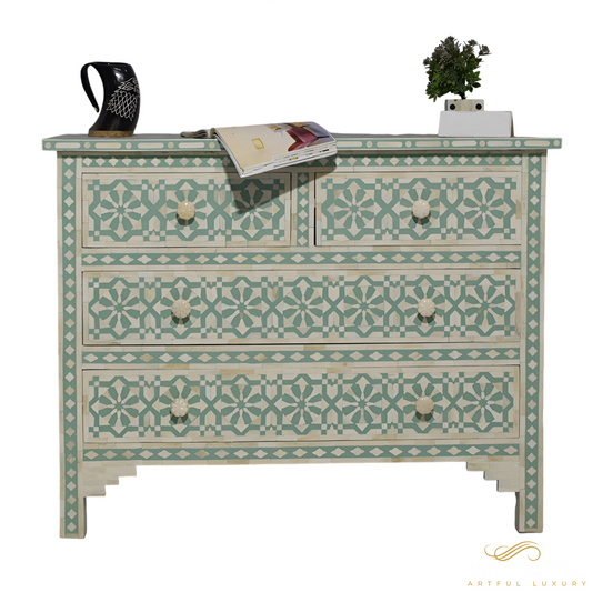 Antique Bone Inlay dressers | Luxury Handmade Dresser