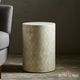 Luxury Ivory Bone Inlay Side Table | Luxury Handmade Side Table