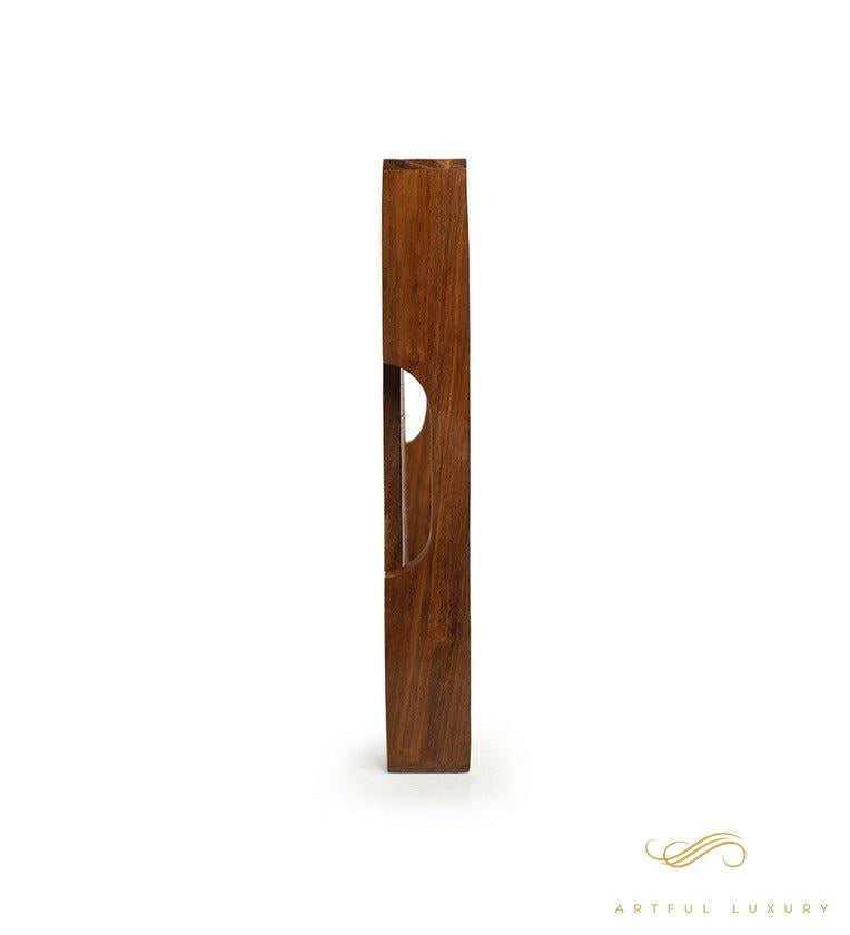 Ethereal Elephants Brown Sheesham Wood Serving Tray | Luxury Handmade Trays