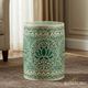 Green Lotus Decorative inlay Garden Stool | Luxury Handmade Stool