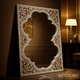 Ornate Decorative Table Mirror with Intricate Floral Frame | Luxury Handmade Mirror