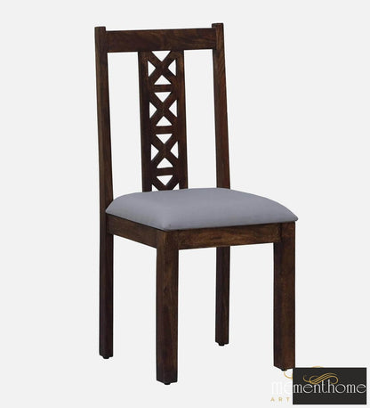 Modern Rosewood Dining Chair and Table In Provincial Teak Finish with Cushioning | Luxury Handmade Chair