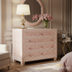 Vintage Floral Patterned Chest of Drawers | Luxury Handmade Dresser
