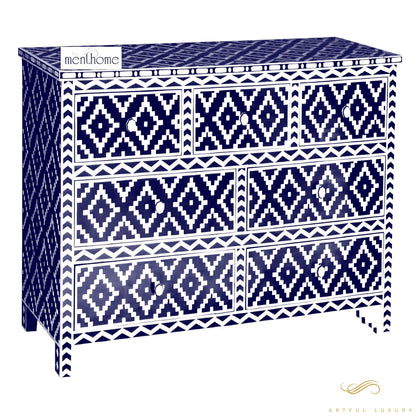 Bone Inlay dresser Handmade Design Bone inlay Wooden for Home Decorative Cabinet | Luxury Handmade Cabinet