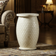 Elegant Honeycomb Pattern Vase | Luxury Handmade Side Table