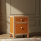 Wooden Side Table with Decorative Inlay | Luxury Handmade Bedside Table