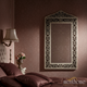 Elegant Ornate Wall Mirror with Intricate Floral Frame | Luxury Handmade Mirror