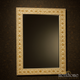 Elegant Gold Embossed Mirror | Luxury Handmade Mirror