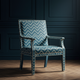 Inlay Chevron Armchair | Luxury Handmade Chair
