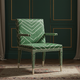 Luxury Green Inlay Armchair | Luxury Handmade Chair