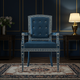 Inlay Velvet Armchair | Luxury Handmade Chair