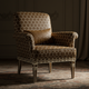 Luxurious Inlay Patterned Armchair | Luxury Handmade Chair