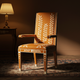 Luxury Inlay Armchair with Botanical Motif | Luxury Handmade Chair