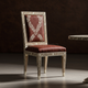 Luxury Inlay Accent Chair with Leather Upholstery | Luxury Handmade Chair