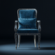 Inlay Chair with Velvet Upholstery | Luxury Handmade Chair