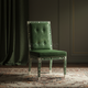 Inlay Velvet Upholstered Chair | Luxury Handmade Chair