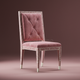Luxury Inlay Velvet Upholstered Chair | Luxury Handmade Chair