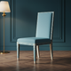Inlay Chair with Blue Upholstery | Luxury Handmade Chair