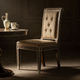 Luxury Inlay Upholstered Dining Chair | Luxury Handmade Chair