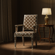 Luxury Inlay Chair with Geometric Pattern | Luxury Handmade Chair