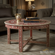Handcrafted Inlay Round Coffee Table | Luxury Handmade Coffee Table