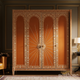 Elegant Ornate Wooden Wardrobe | Luxury Handmade Wardrobe