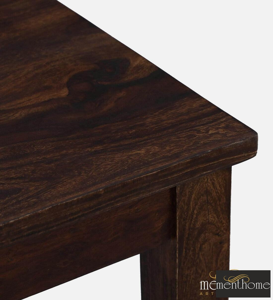 Modern Rosewood Dining Chair and Table In Provincial Teak Finish with Cushioning | Luxury Handmade Chair