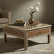 Handcrafted Moroccan Bone Inlay Coffee Table | Luxury Handmade Coffee Table