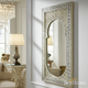 Elegant Handcrafted Bone Inlay Mirror | Luxury Handmade Mirror