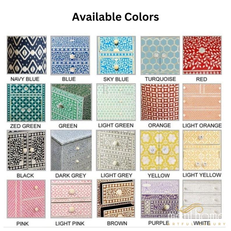 7 Drawer Dresser Mother of Pearl inlay | Luxury Handmade Dresser