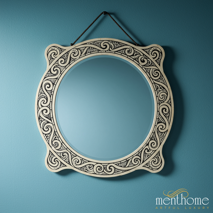 Elegant Vintage Wall Mirror | Luxury Handmade Mirror
