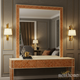 Elegant Wooden Large Mirror | Luxury Handmade Mirror