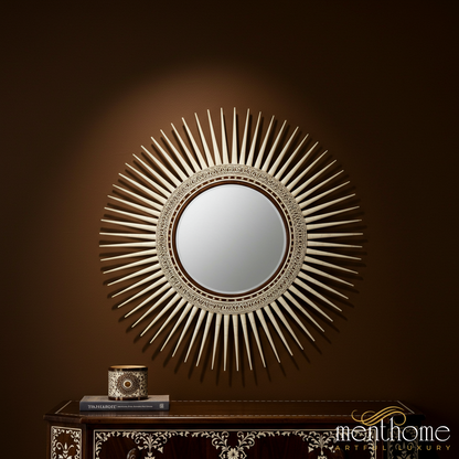 Sunburst Decorative Wall Mirror | Luxury Handmade Mirror