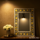 Elegant Floral Decorative Mirror | Luxury Handmade Mirror