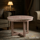 Handcrafted Inlay Round Coffee Table | Luxury Handmade Coffee Table