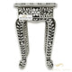 Modern Design Stool Handmade Bone Inlay | Luxury Handmade Stool