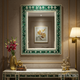 Elegant Green Malachite Console Table | Luxury Handmade Mirror
