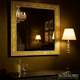 Elegant Decorative Wall Mirror with Yellow Mosaic Frame | Luxury Handmade Mirror