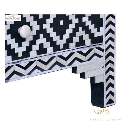 Bone Inlay dresser Handmade Design Bone inlay Wooden for Home Decorative Cabinet | Luxury Handmade Cabinet