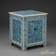 Antique Blue inlay Cabinet | Luxury Handmade Side Table