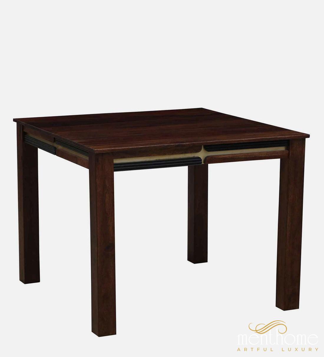 Modern Rosewood Dining Chair and Table In Provincial Teak Finish with Cushioning | Luxury Handmade Chair