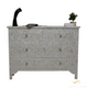 Handmade dresser Bone Inlay Floral Design | Luxury Handmade Dresser