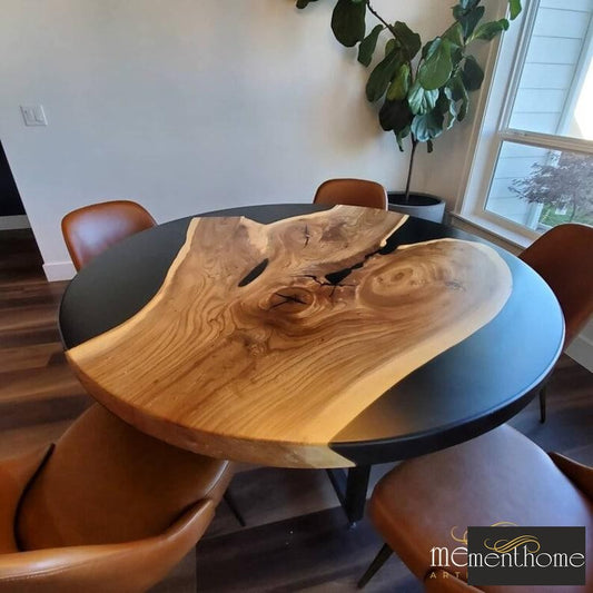 Epoxy Resin  /Round Dining Tables | Luxury Handmade Dining Table